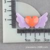 Alas de amor, accesorios de resina, accesorios para el cabello para niños, tocados, horquillas, accesorios, crema de pegamento, funda para teléfono móvil, bolsa de material