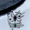 Anillo de Halloween Transfronterizo Araña Cuervo Fantasma Calabaza Hueso Fantasma Anillo Personalizado Oscuro Nicho Punk para Mujeres