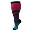 Amazon transfronterizo más grasa calcetines de compresión de talla grande alta elasticidad calcetines para gordos calcetines de compresión deportivos para fitness calcetines calientes para gordos