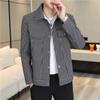 Chaqueta nueva de pata de gallo 2023 chaqueta para hombre primavera y otoño casual lana corta chaqueta para hombre