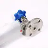 Hg5-227-80 Indicador de Nivel de Líquido de Tubo de Vidrio Tipo Rosca de Brida Acero Inoxidable Indicador de Nivel de Agua Tipo Brida Interruptor de Flotador Magnético
