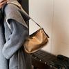Bolsa de Piel Suave con Diseño de Nicho Popular de Este Año para Mujer 2025 Nueva Tendencia Transfronteriza Bolso de Hombro de Gran Capacidad Estilo Occidental