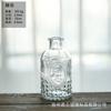 Mini Vaso de Vidro Francês Transparente Relevo Hidropônico Flores Arranjo de Flores Casamento Decoração de Mesa Enfeites Atacado