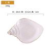Creative Phnom Penh placa de vidro transparente Ocean Series Bowl Tableware Set Fruit Plate Snack Sobremesa Cake Plate