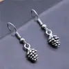 Joyas Transfronterizas Populares Europeas y Americanas Joyería Artesanal Simple Retro Pendientes de Piña Pendientes