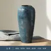 Jarrón de Cerámica Jingdezhen para Arreglo Floral, Tamaño Grande para Patio y Sala de Estar, Adecuado para Flores Secas, Maceta de Cerámica Rústica, Decoración del Hogar, Maceta Nueva