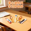 Mini regla del tamaño de la palma de la mano, colgante con forma de gato, herramienta de dibujo y medición con forma de animal, regla recta acrílica para estudiantes de primaria