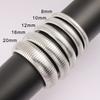 Anel de Cobra em Aço Titânio Pulseira Retrátil Atacado Estilo Europeu e Americano Transfronteiriço Elástico Curvo Pulseira de Aço Inoxidável 304 Simples Reto