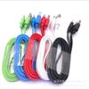 O cabo de dados de macarrão pequeno monocromático V8 de porta estendida Android transfronteiriço é adequado para todos os tipos de telefones celulares Android