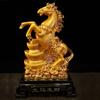 Diwansi areia ouro zodíaco cavalo decoração artesanato ficar rico imediatamente decoração de casa loja de sorte decoração de escritório