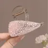 Pinzas para el pelo de lazo estilo coreano, accesorios para el pelo de alta gama, pinzas de tiburón, horquillas exquisitas para mujeres jóvenes, pinzas para el pelo de otoño e invierno para la parte trasera de la cabeza