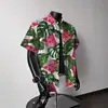 Transfronterizo 25 nueva camisa hawaiana de manga corta para hombre impresión 3D tendencia moda fuente de fábrica