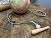 Bate de Béisbol de Madera Creativo de Venta Caliente Transfronteriza, Collar con Cordón de Béisbol Ajustable, Regalo de Coordinación para Eventos Deportivos