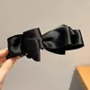 Presilha banana plissada de chifon, presilha vertical, presilha de garra de verão de alta qualidade, presilha para rabo de cavalo na nuca, presilha de cabelo elegante e delicada