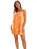 Vestido Sexy Estampado de Comercio Exterior Europeo y Americano, Nueva Bata Transfronteriza de Amazon, Ropa de Casa Casual para Mujer con Tirantes