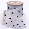 Ponto Pêssego Coração Flor de Ameixa Borboleta Padrão Flocado Fita Neve Fio Fita de Cabelo Acessórios para Cabelo Embalagem de Flor Flor de Sapato Chapéu de Palha Fita