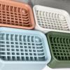 Jabonera de Drenaje de Doble Capa para Baño, Jabonera de Plástico Compacta, Portátil al por Mayor