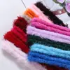 12mm Pluma de Fénix Pelo Largo Súper Grueso Súper Denso Hilo Chenille Tallo de Chenille Raíz Tira de Felpa Hecho a Mano DIY Pequeño