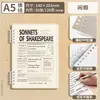Cuaderno de Hojas Sueltas CompletoCuaderno de Hojas Sueltas A5, B5, Pp, Mate, Rayas Diagonales Cuaderno de Diario de Hojas Sueltas