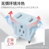 Enchufe de Alimentación de CA Blanco Ul Estándar Americano de 2 Orificios Enchufe de CA Ac-09 Chasis de Cassette Gabinete Enchufe de Escritorio Dos Verticales