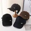 Gorros de Invierno de Lana y Algodón para Adultos Mayores, Engrosados, Cálidos, con Protección para las Orejas, Gorras de Béisbol, Visera Bordada, para Exteriores, Cortavientos, Forro de Felpa, Gorras de Pico