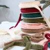 Natal Transfronteiriço Feltro Tricô Lã com Gravata Borboleta Decoração de Presente Fita de Presente de Feriado DIY