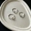 Anillo Único y Fresco de Esmalte de Mini Mariposa para Mujer, Nuevo Diseño de Mariposa, Banda Delgada, Anillo Abierto Simple para Mujer
