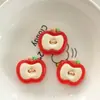 Acessórios de fruta em resina com gelo melancia pêssego mangostão material para joias DIY atacado aplique de presilha leste 7