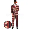 Traje de Payaso Rojo de Terror Transfronterizo para Hombre Traje de Cosplay Maestro para Actuación de Rol