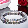 Pulsera de cuentas de cristal de imitación colorida para mujer, sencilla y a la moda, de verano 2024, joyería de Corea del Sur, venta al por mayor, lote de pulseras de la suerte