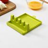 Estante para espátulas multifuncional, estante para guardar cucharas, estante para palillos doméstico, almohadilla para espátulas, estante de almacenamiento de cocina, estante para tapas de ollas