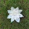 Decoración navideña regalo 15cm flor de Navidad simulación girasol adornos para árbol de Navidad accesorios DIY