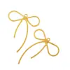 Estilo Casual y Elegante Accesorios de Joyería con Lazo Pendientes de Aleación Pintados con Spray Accesorios para el Cabello Colgante Materiales Hechos a Mano DIY W175