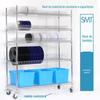 Material smt rack material de remendo rack capacitor de resistência prateleira material antiestático carro dois triodo material móvel caminhão