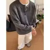 Suéter de tricô estilo preguiçoso masculino inverno bandido bonito sensação de alta qualidade design de camisa de tricô solta senso de design nicho camada base moderno