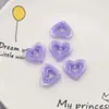 Acrílico furo reto material miçangado estrela oca coração a coração coração de pêssego DIY joias chaveiro corrente para celular decoração