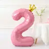 Globos de Papel de Aluminio de 40 pulgadas con Número de Corona para Cumpleaños de Bebé 0-9, Decoración y Arreglo para Fiesta de Cumpleaños y Boda