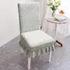 Funda de silla universal para cuatro estaciones para uso en el hogar, respaldo antideslizante todo en uno, funda de silla de comedor integrada, elástica y engrosada