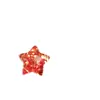 Acessórios de resina transparentes em formato de estrela de cinco pontas para DIY de capas de celular com cola cremosa, adesivos para copos de água e decorações de sapatos