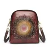 Bolso de moda de lujo ligero para mujer, estilo chino y étnico, multicapa, adecuado para madres de mediana edad y mayores, bolso para teléfono de hombro o cruzado, bolso pequeño