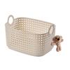Vaya, Cesta de Almacenamiento de Peluche de Oso Calado Personalizado para Artículos Varios, Cesto para Ropa Sucia con un Diseño Elegante, Caja de Almacenamiento Portátil de Gran Capacidad