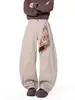Pañuelo Cuadrado Retro Americano Scimitar Pantalones Casuales para Hombre Otoño Tendencia High Street Ambiente Casual Suelto Recto Pantalones Cargo