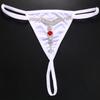 Cadena corporal con diamantes de imitación rojos, nueva y transfronteriza, cadena para la cintura, bikini sexy, ropa interior sexy, accesorios, cadena corporal