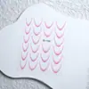Arte de Uñas Degradado Francés Stickers Media Luna Sonrisa Stickers Ultrafinos Línea Francesa Arco Stickers Auxiliares Calcomanías para Uñas Joyería