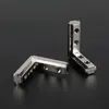 Conector de Ranura Angular Serie 2020/3030/4040/4545 Accesorios de Aluminio en Forma de L Ángulo Recto Fijo Estándar Nacional Europeo