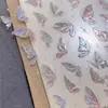 Pegatinas de Uñas de Alta Gama Transfronterizas con Concha Iridiscente y Mariposa de Luz Estilo Nuevo Súper Hada Estilo Puro Deseo Decoraciones DIY con Adhesivo