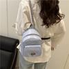 Mochila Mini Retro de Moda con Bordado para Mujer 2025 Nueva Cadena de Diamantes Bolso de Hombro Casual Multifuncional