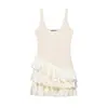 Comércio Exterior Transfronteiriço Roupas Femininas Verão 2026 Novo Estilo Europeu e Americano Moda Vestido Colete Patchwork em Camadas 0347/320