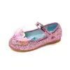 Zapatos de Cristal de la Princesa Elsa Zapatos de Cuero para Niñas Primavera y Otoño Zapatos de Rendimiento con Suela Blanda Zapatos Planos para Bebé Modelo Nuevo 2026 para Niños