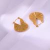 Aretes retro de aceite a presión para damas transfronterizos de alto sentido Europa y Estados Unidos acero inoxidable acero titanio joyería aretes fabricantes aretes al por mayor